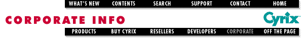 Corporate Information and Site Navigational Bars